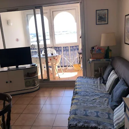 3 Pieces+cabine Avec Piscine Et Parking, 6 Couchages, Port Barcares - Fr-1-81-277 아파트 르발카레스
